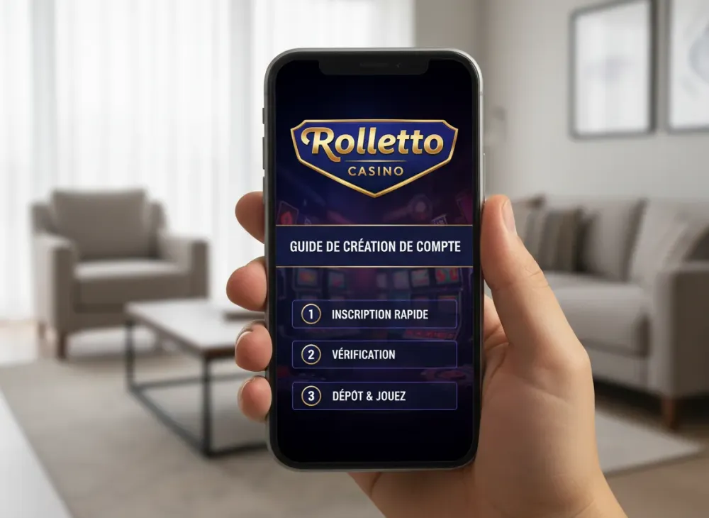 Rolletto casino inscription guide de création de compte
